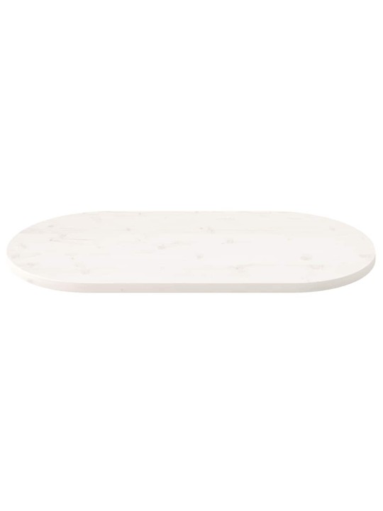 LAUAPLAAT, VALGE, 110 X 55 X 2,5 CM, MÄNNIPUIT, OVAALNE