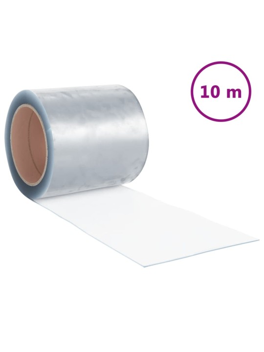 Uksekardin läbipaistev 200 mm x 1,6 mm 10 m pvc