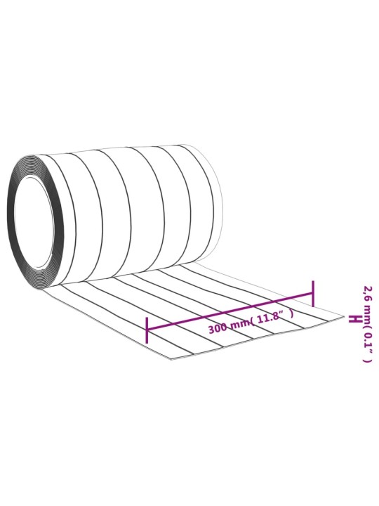 Uksekardin, läbipaistev, 300 mm x 1,6 mm 10 m, pvc