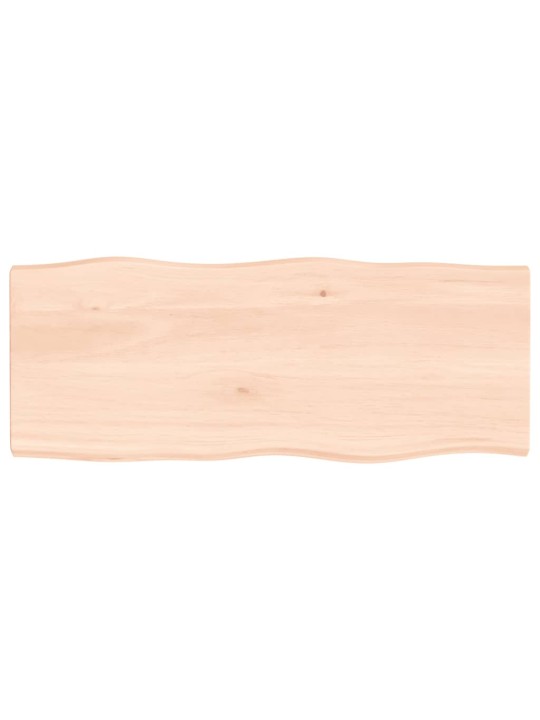 Lauaplaat, 100 x 40 x (2-4) cm, täispuit, naturaalsed servad