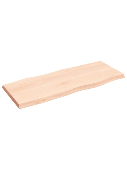 Lauaplaat, 100 x 40 x (2-4) cm, täispuit, naturaalsed servad