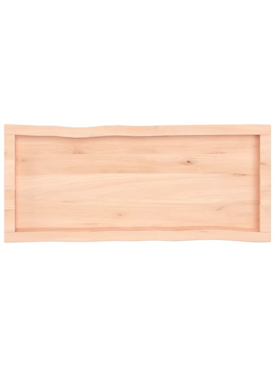 Lauaplaat, 100 x 40 x (2-4) cm, täispuit, naturaalsed servad