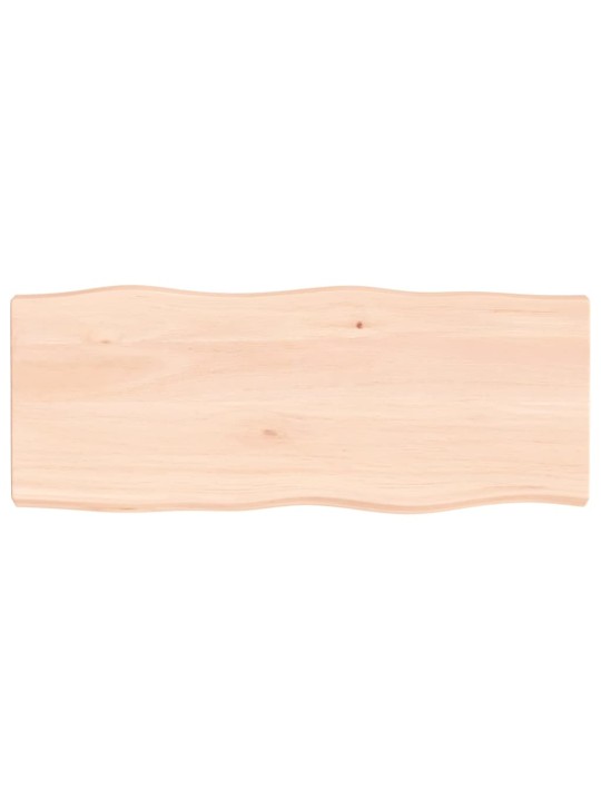 Lauaplaat, 100 x 40 x (2-6) cm, täispuit, naturaalsed servad