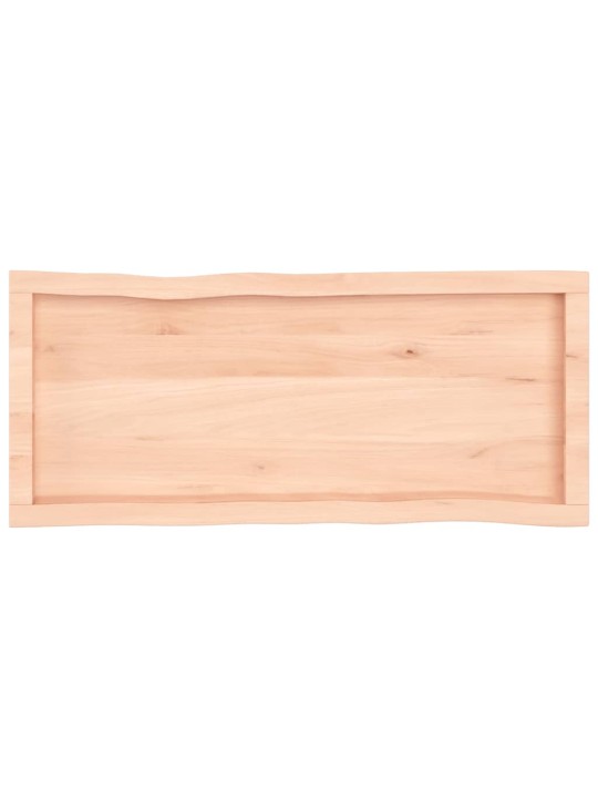 Lauaplaat, 100 x 40 x (2-6) cm, täispuit, naturaalsed servad