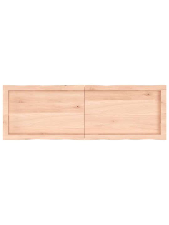 Lauaplaat, 120x40x(2-6) cm, täispuit, naturaalsed servad