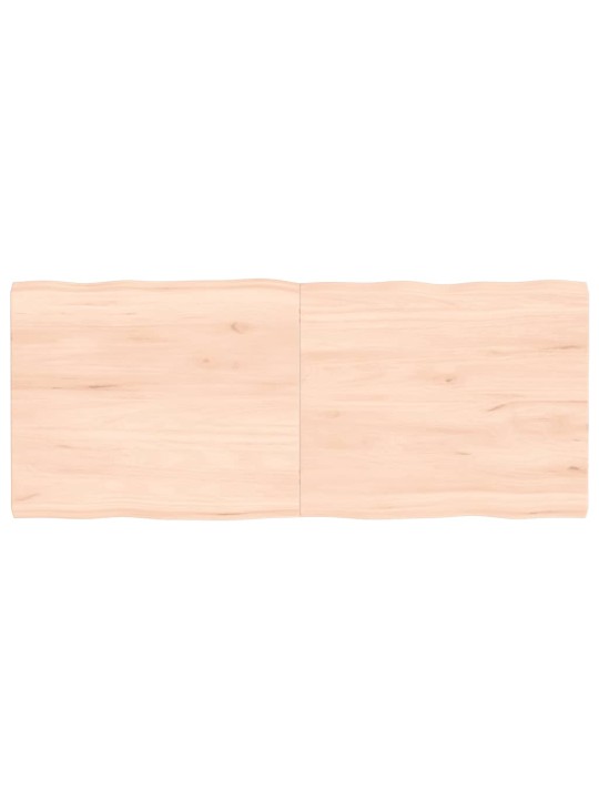 Lauaplaat, 120 x 50 x (2-4) cm, täispuit, naturaalsed servad