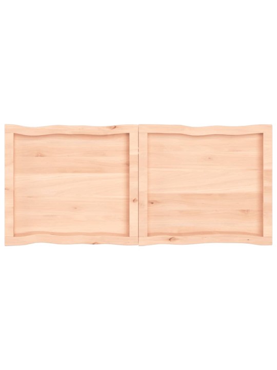 Lauaplaat, 120 x 50 x (2-4) cm, täispuit, naturaalsed servad