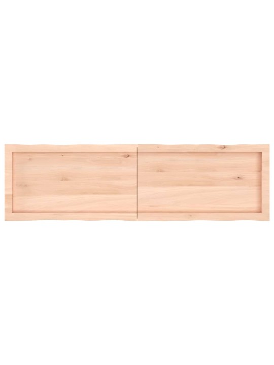 Lauaplaat, 140x40x(2-6) cm, täispuit, naturaalsed servad