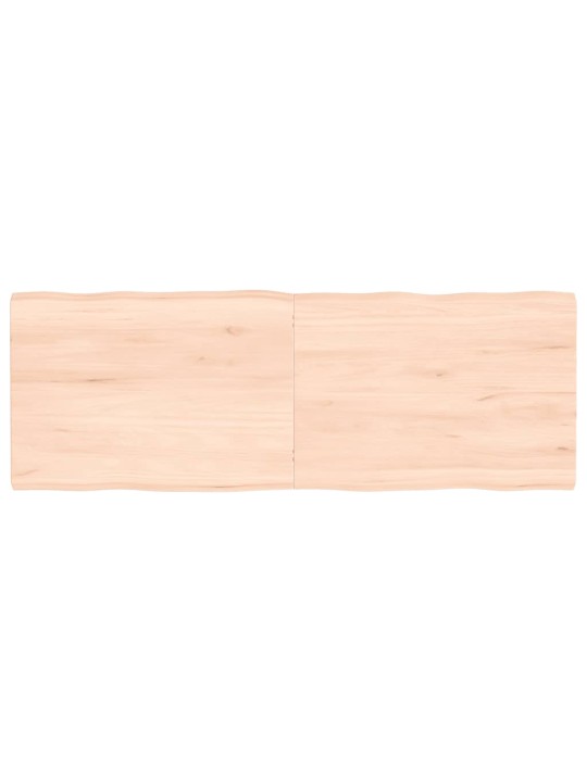 Lauaplaat, 140 x 50 x (2-4) cm, täispuit, naturaalsed servad