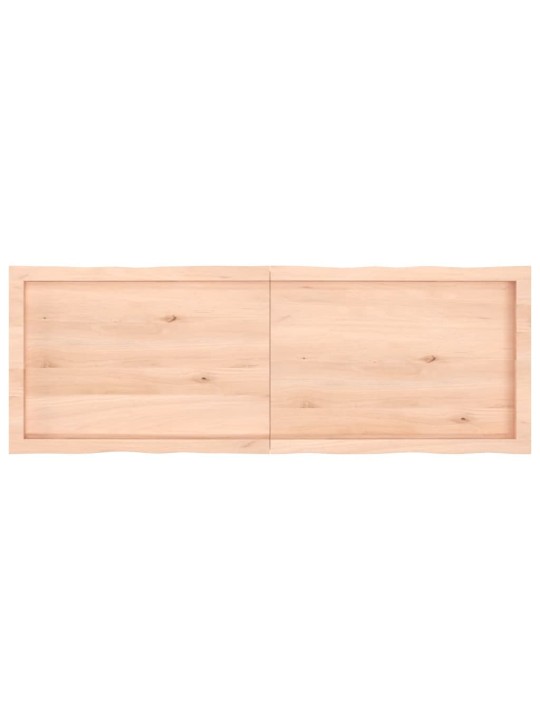 Lauaplaat, 140x50x(2-6) cm, täispuit, naturaalsed servad