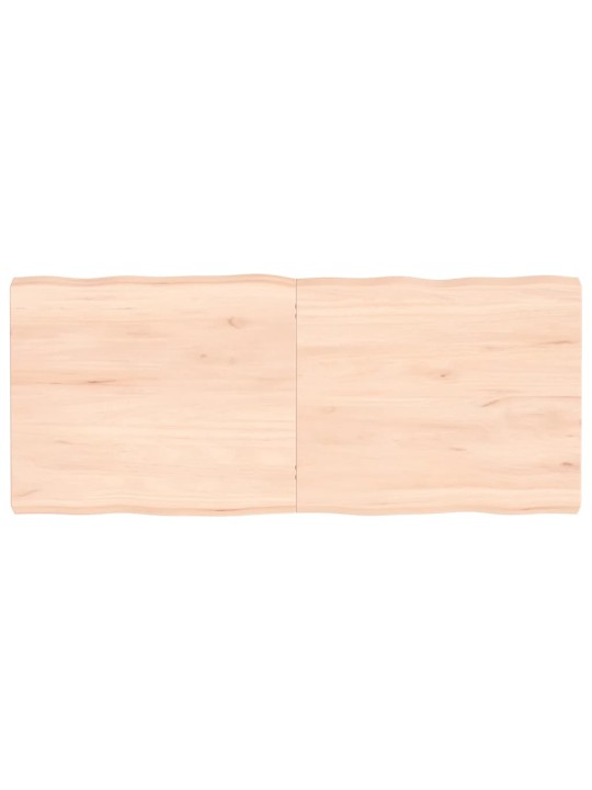 Lauaplaat, 140 x 60 x (2-6) cm, täispuit, naturaalsed servad