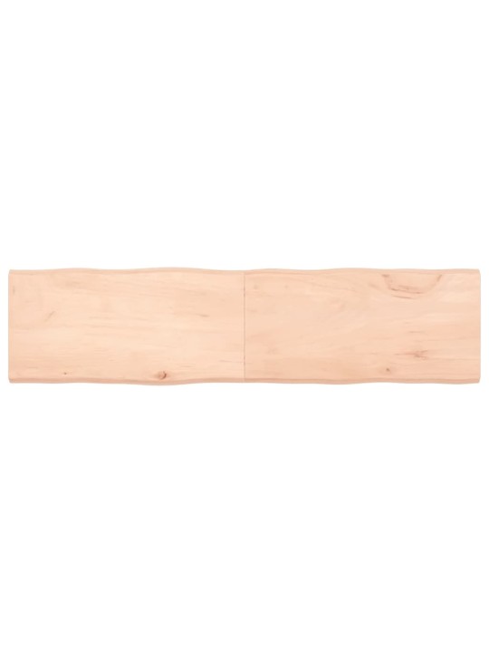 Lauaplaat, 160 x 40 x (2–4) cm, täispuit, naturaalsed servad