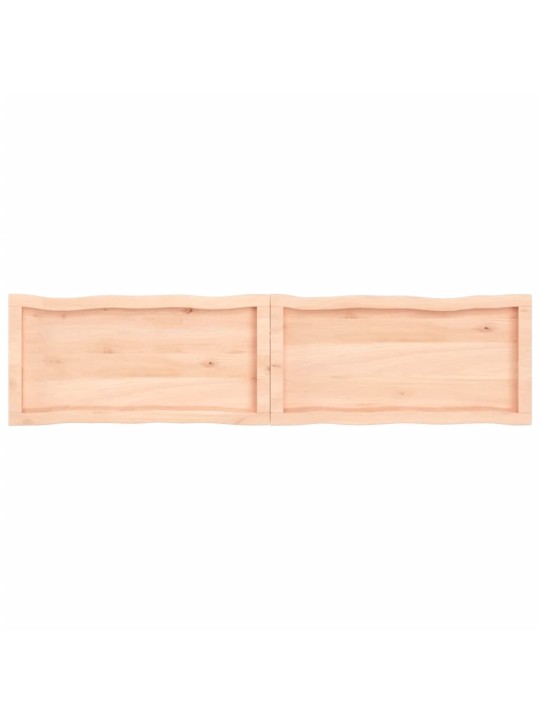 Lauaplaat, 160 x 40 x (2–4) cm, täispuit, naturaalsed servad