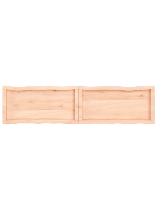 Lauaplaat, 160 x 40 x (2-6) cm, täispuit, naturaalsed servad