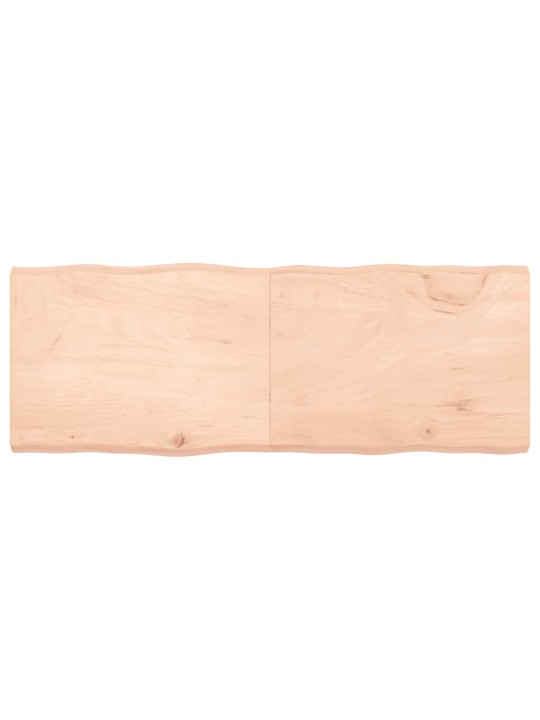 Lauaplaat, 160 x 60 x (2-6) cm, täispuit, naturaalsed servad