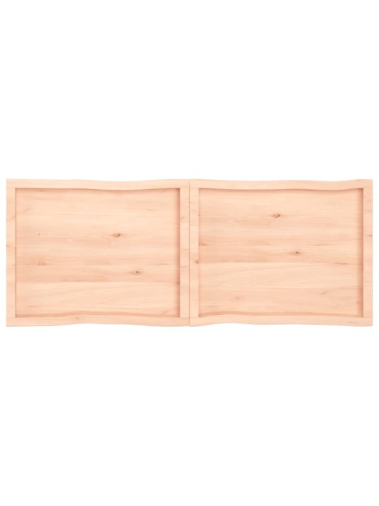 Lauaplaat, 160 x 60 x (2-6) cm, täispuit, naturaalsed servad