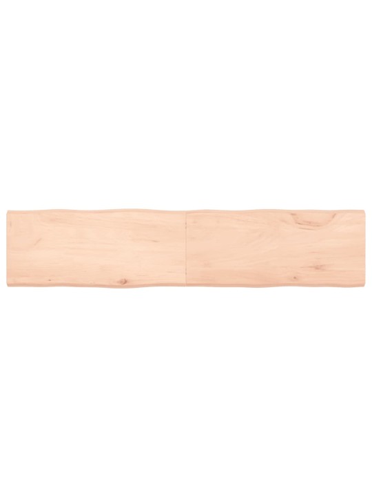 Lauaplaat, 180 x 40 x (2-4) cm, täispuit, naturaalsed servad