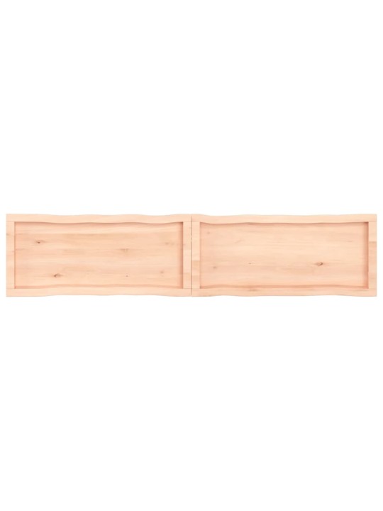 Lauaplaat, 180 x 40 x (2-4) cm, täispuit, naturaalsed servad