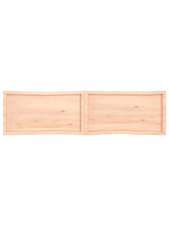 Lauaplaat, 200 x 50 x (2-4) cm, täispuit, naturaalsed servad