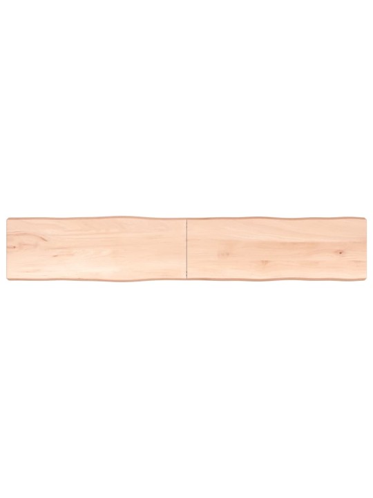 Lauaplaat, 220x40x(2-6) cm, täispuit, naturaalsed servad