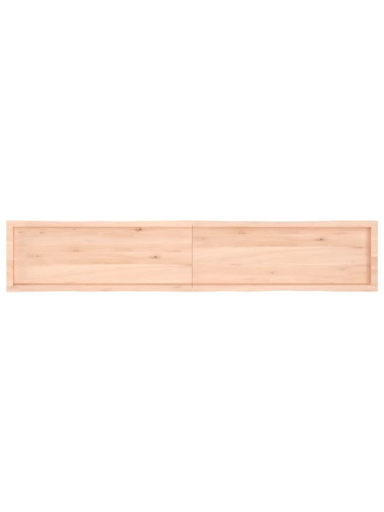 Lauaplaat, 220x40x(2-6) cm, täispuit, naturaalsed servad