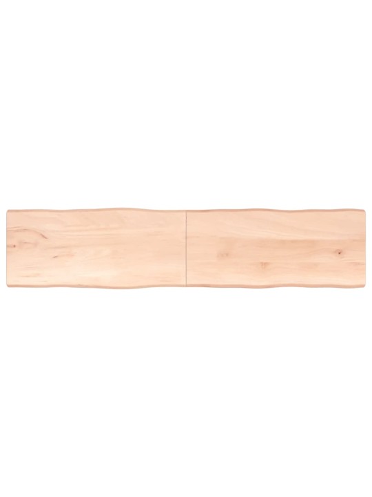 Lauaplaat, 220x50x(2-4) cm, täispuit, naturaalsed servad