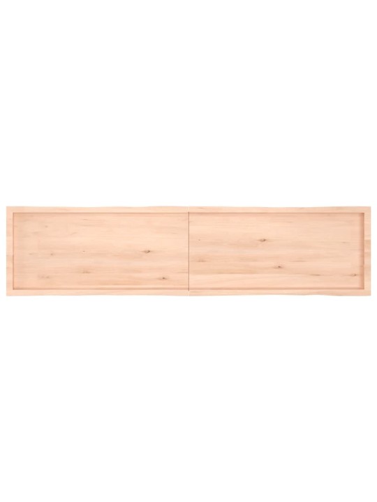 Lauaplaat, 220x50x(2-4) cm, täispuit, naturaalsed servad