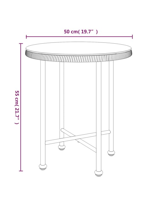 3-osaline aiamööbli komplekt, polürotang