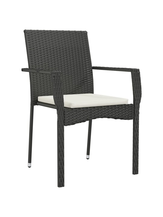 9-OSALINE AIAMÖÖBLI KOMPLEKT PATJADEGA, MUST, POLÜROTANG
