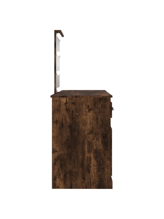 Tualettlaud lediga, suitsutatud tamm, 130x50x132,5 cm