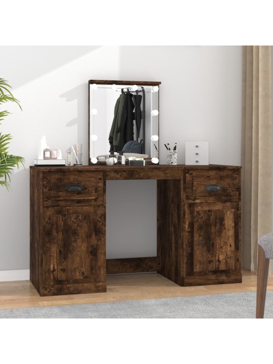 Tualettlaud lediga, suitsutatud tamm, 130x50x132,5 cm