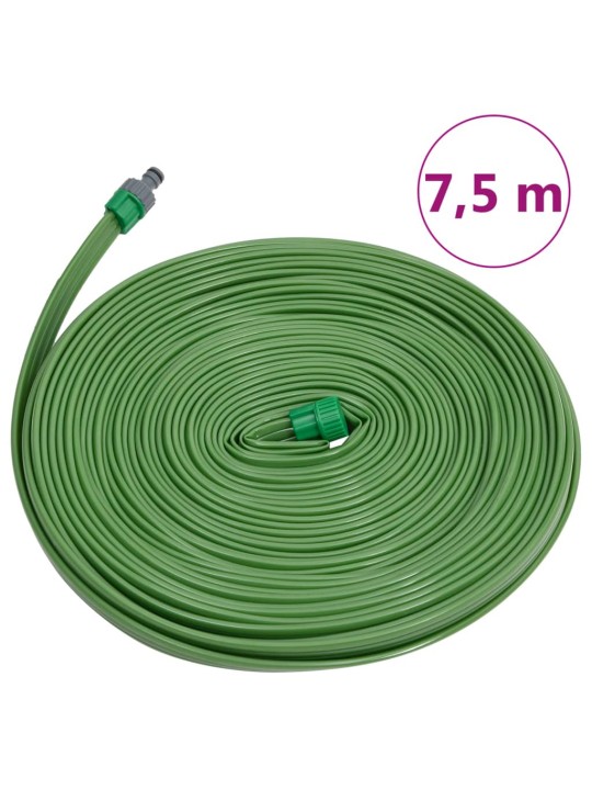 3 toruga vihmuti voolik roheline 7,5 m pvc