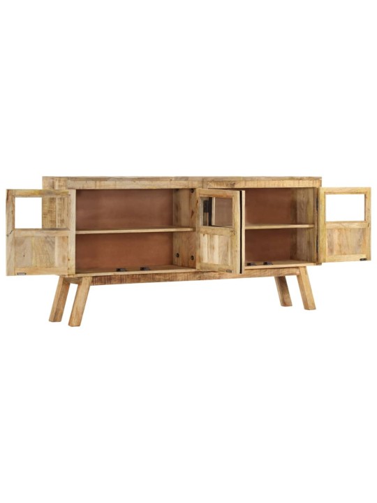 PUHVETKAPP, PRUUN JA MUST, 160 X 30 X 76 CM, MANGOPUIT