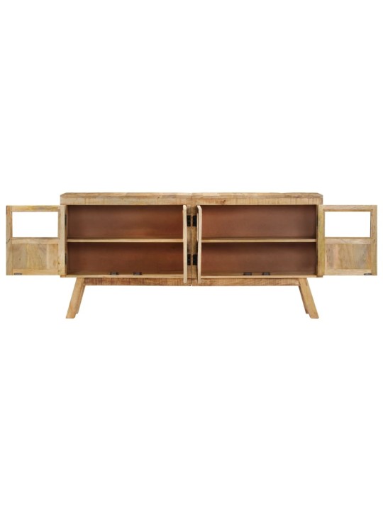 PUHVETKAPP, PRUUN JA MUST, 160 X 30 X 76 CM, MANGOPUIT
