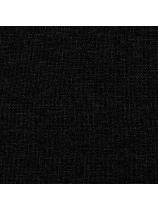 L-KUJULINE DIIVANVOODI, MUST, 255 X 140 X 70 CM, KANGAS