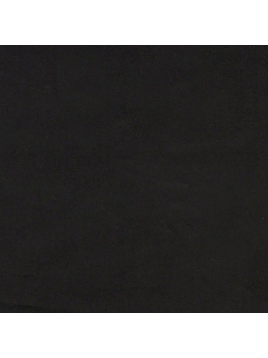 L-KUJULINE DIIVANVOODI, MUST, 255 X 140 X 70 CM, SAMET