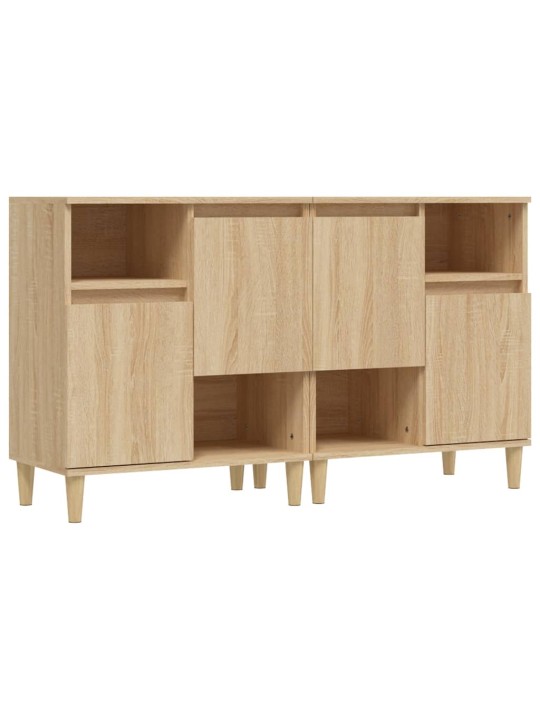 Puhvetkapid 2 tk, sonoma tamm, 60 x 35 x 70 cm, tehispuit