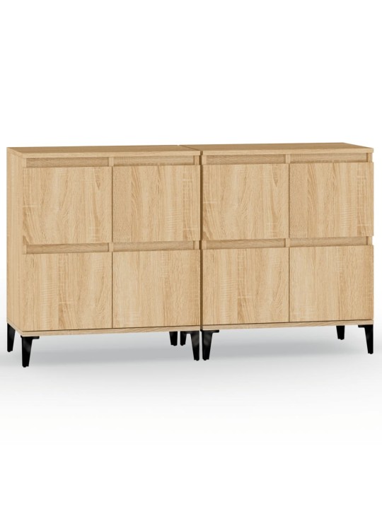 Puhvetkapid 2 tk, sonoma tamm, 60 x 35 x 70 cm, tehispuit