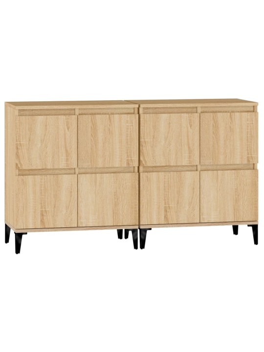 Puhvetkapid 2 tk, sonoma tamm, 60 x 35 x 70 cm, tehispuit