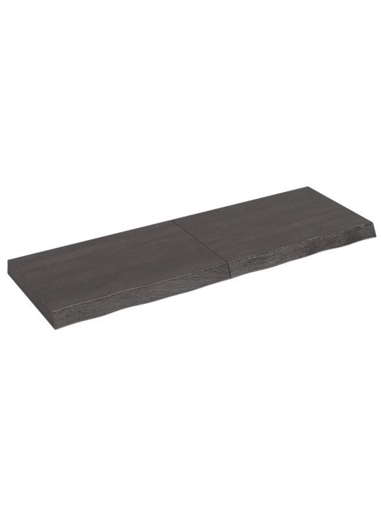 Vannitoa tasapind, tumehall, 120x40x(2-6) cm töödeldud täispuit