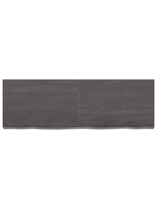 Vannitoa tasapind, tumehall, 120x40x(2-6) cm töödeldud täispuit