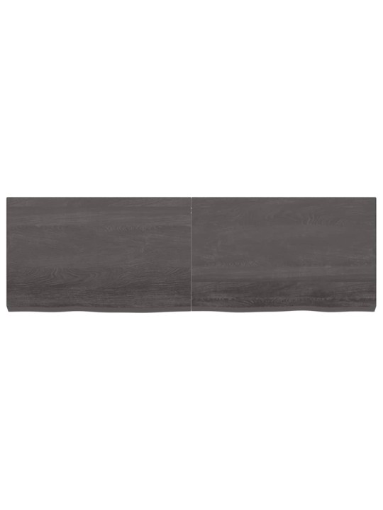 Vannitoa tasapind, tumehall, 160x50x(2-6) cm töödeldud täispuit