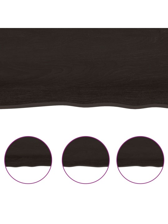 VANNITOA TASAPIND, TUMEPRUUN, 220X50X(2-6)CM TÖÖDELDUD TÄISPUIT