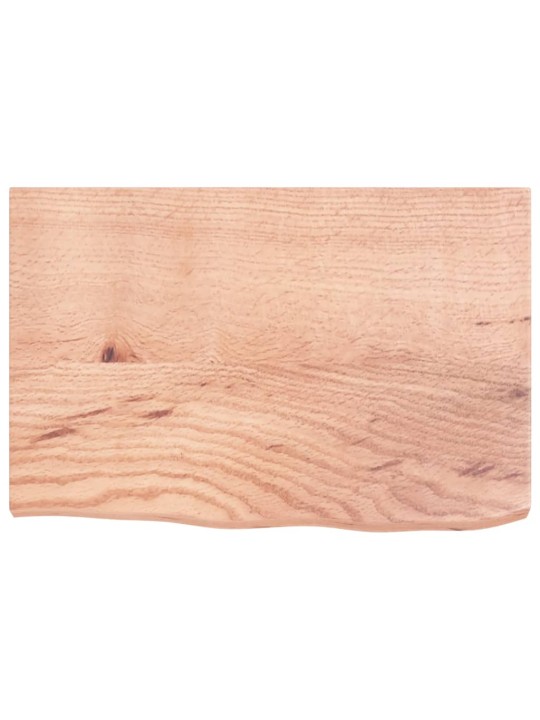 Lauaplaat, helepruun, 60 x 40 x (2-4) cm, töödeldud tammepuit