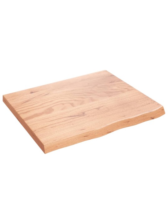 Lauaplaat, helepruun, 60x50x2 cm, töödeldud tammepuit