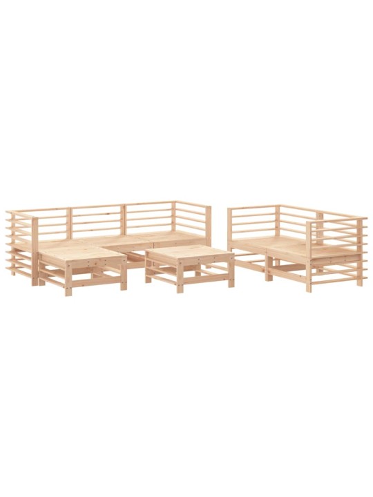 7-osaline aiadiivanikomplekt, männipuit