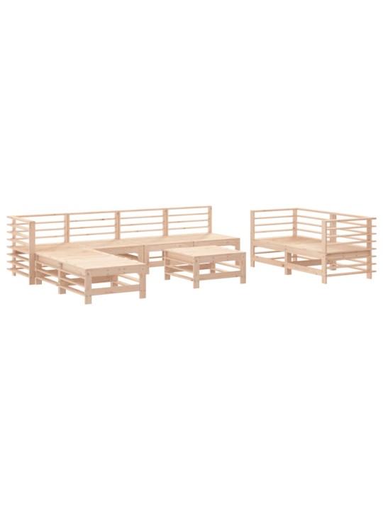 9-osaline aiadiivanikomplekt, täismännipuit