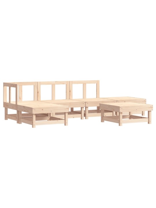 6-osaline aiadiivanikomplekt, täismännipuit