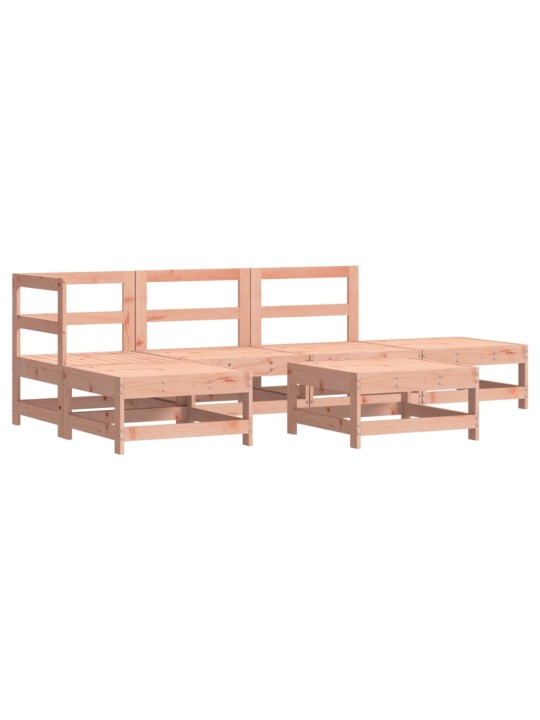 6-osaline aiamööbli komplekt, ebatsuuga puit