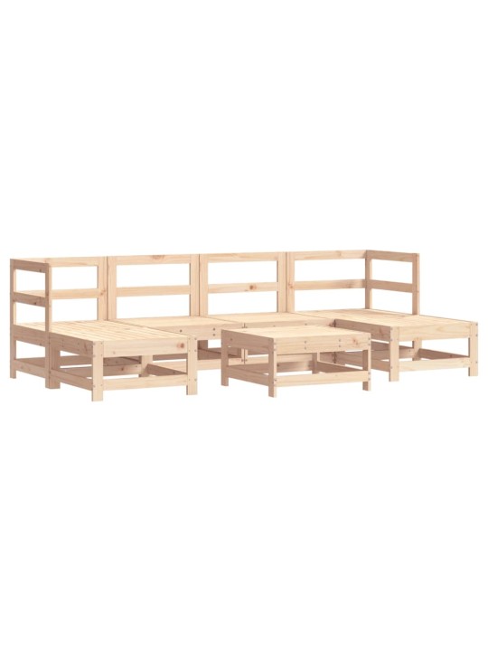 7-osaline aiadiivanikomplekt, männipuit